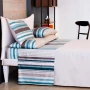 Completo Lenzuola - su Misura - Raso TC300 Extra Fine di Puro Cotone - Stripe